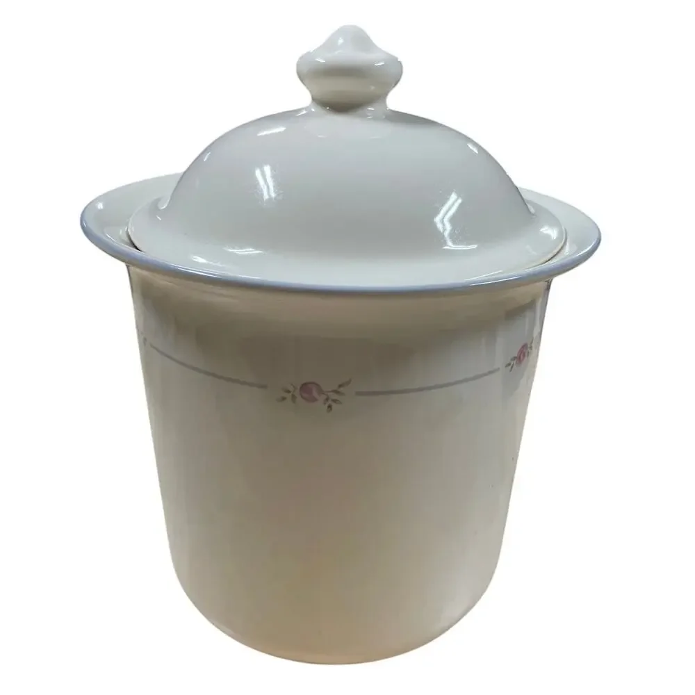 Pfaltzgraff Trousseau Large Canister Discontinued 1988-1996 Defect With Lid GUC